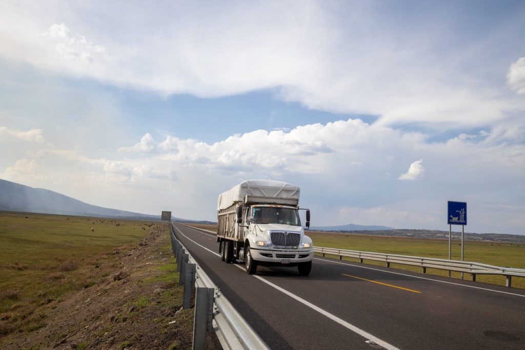 Cattle Truck Crash Highway 395 and Air Expressway in Adelanto