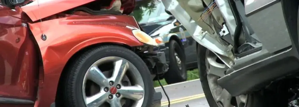 Car accident scene