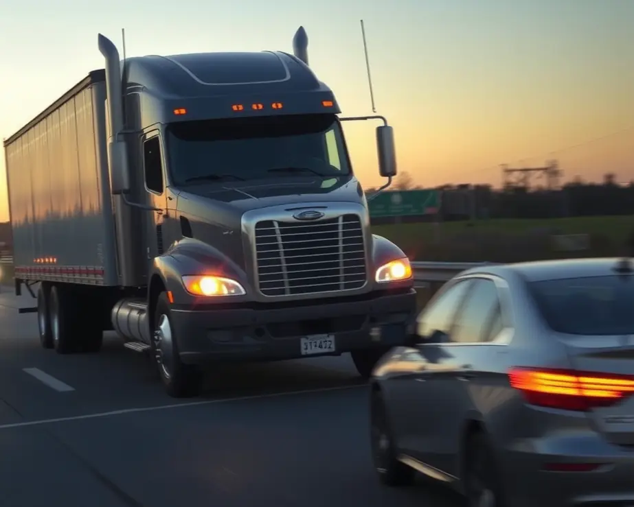 A fatigued truck driver caused a crash.